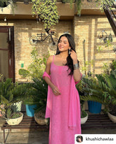 Blush Pink Strappy Chikankari Kurta Set